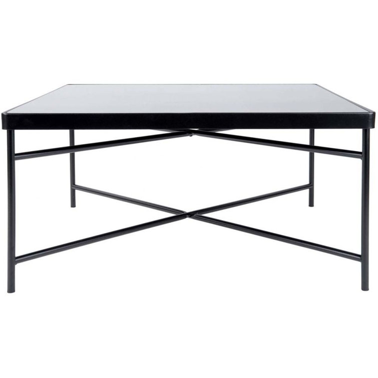 Ebern Designs Smooth Square Glass Coffee Table Wayfair.co.uk